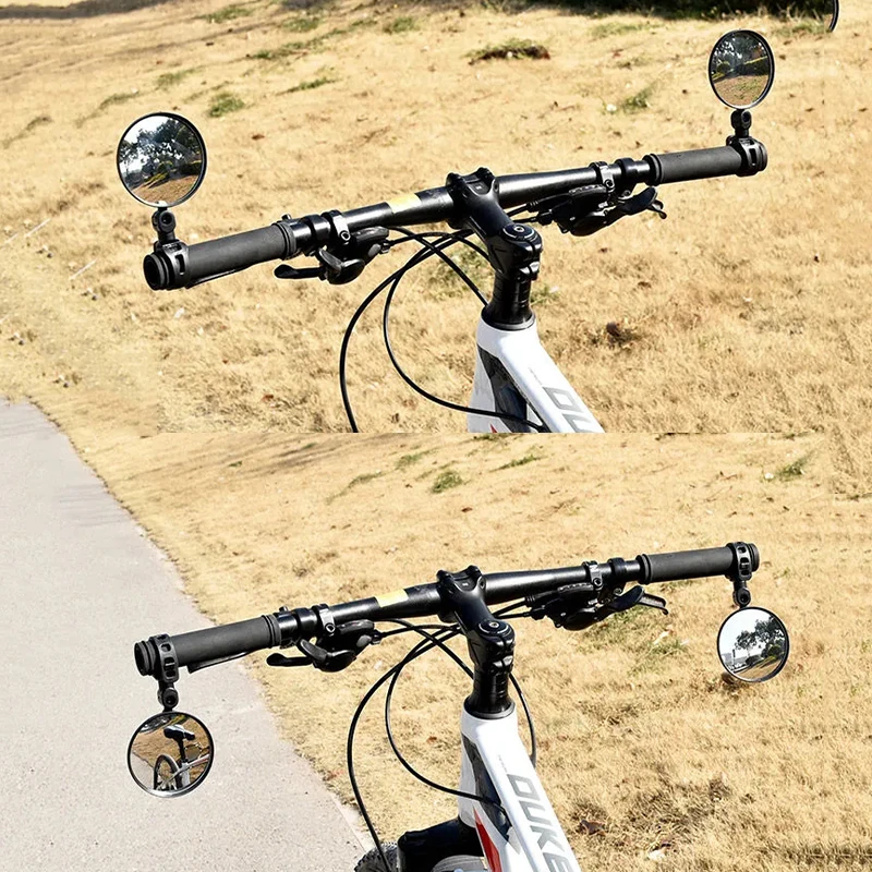 Bicycle Rearview Mirrors 360 Rotation Wide Angle Folding Cycling Rear View Mirrors for Motorcycle MTB Road Bike Accessories