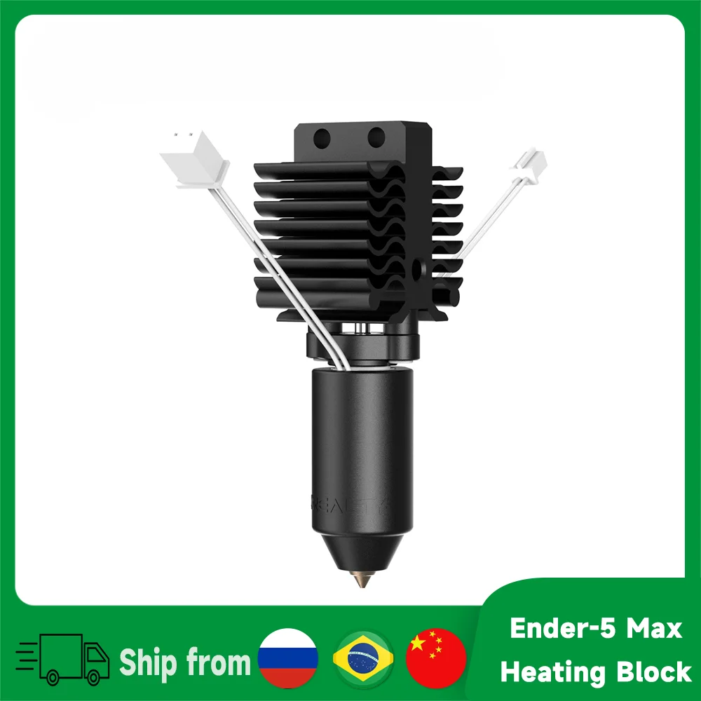Creality Ender-5 Max Ceramic Heating Block Kit Quick-swap Nozzle High Temperature for Ender 5 MAX 3D Printer Accessorie