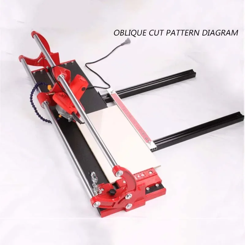 

800/1000/1200mm Multifunctional Desktop 45 Degree Chamfering Machine 220V/1200W electric Stone Tile Hand Push Cutter