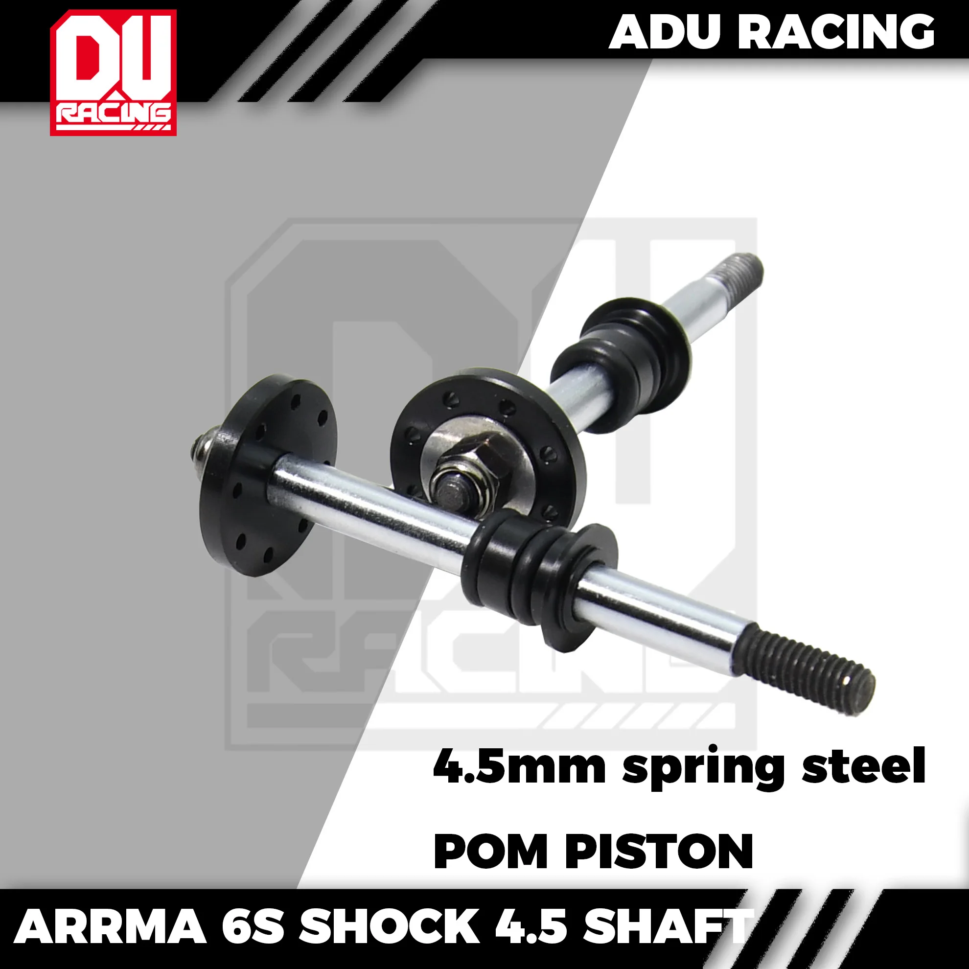 ADU RACING SPRING STEEL SHOCK SHAFT FOR ARRMA 6S TYPHON OUTCAST KRATON MOJAVE limitless INFRACTION RTR EXB V6