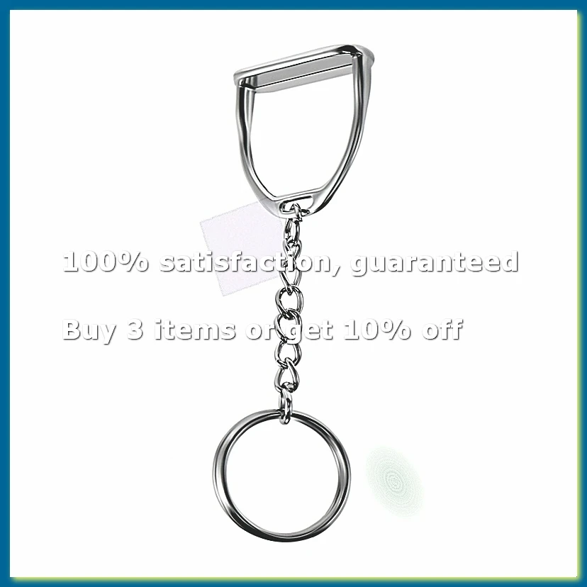 1Pcs Simple Elegant Design Western Stirrup Keychain Key Ring Hanger Tool For Men Women Bag-A62I