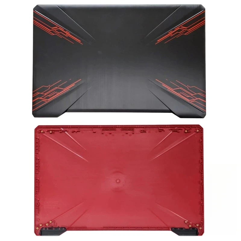 New LCD Back Cover Front Bezel Hinges For ASUS FX80 FX80G FX80GE FX504 FX504G FX504GM FX504GD Laptop Housing Replacement