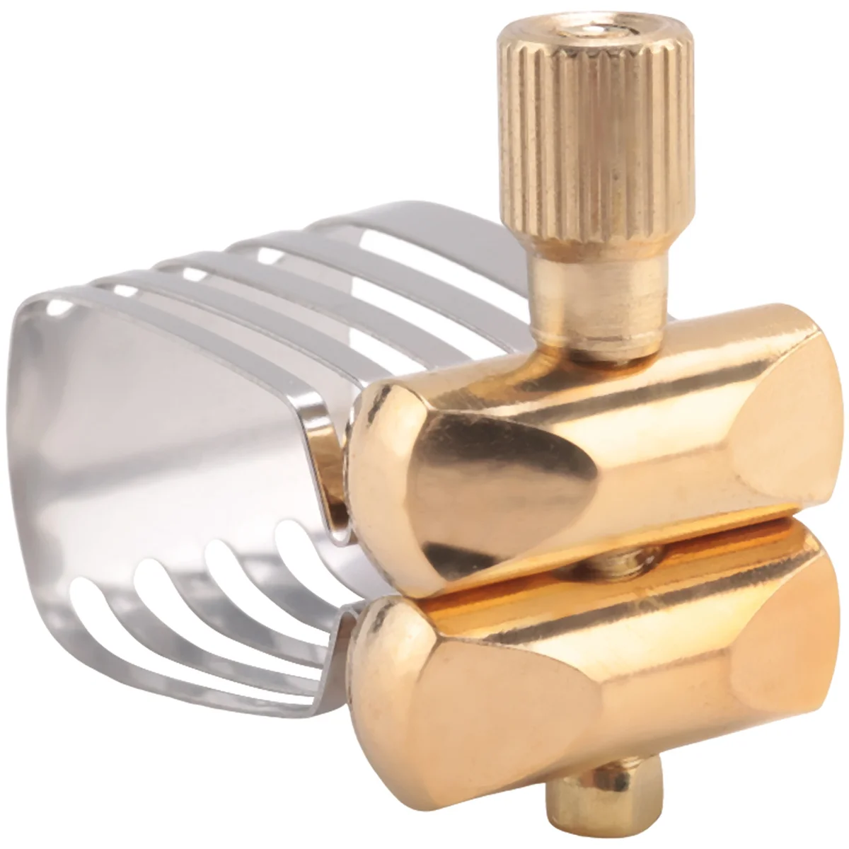 【قطرة السعر!】أداة مشبك الساكسفون الثلاثي قطعة الفم مشبك ربط ساكس مشبك للرأس جزء الساكسفون ساكس ربط