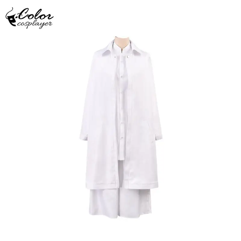 Color Cosplayer Japanese Anime White Trench Coat Pants Outfits Cosplay Anime Halloween Comic-Con Carnival Costumes Dress