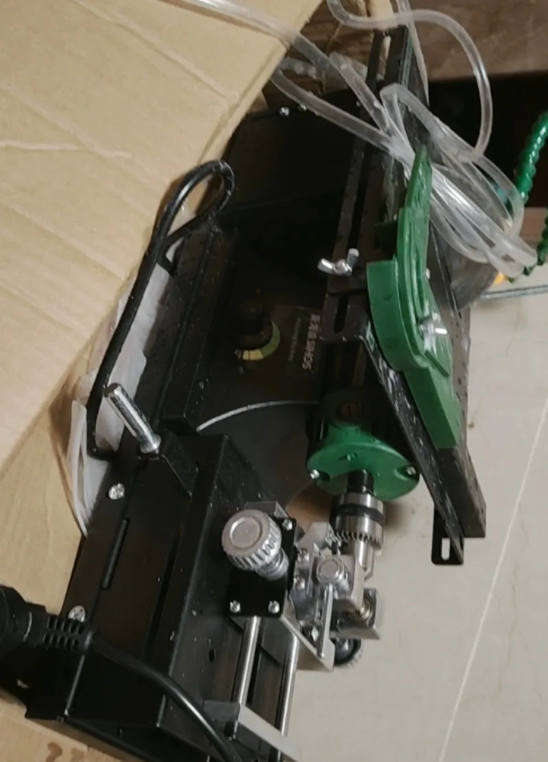 For Mini Tabletop Lathe, Jade Cutting & Grinding All-in-One Machine, Buddha Bead Wood Bead Punching & Round Bead Making Machine