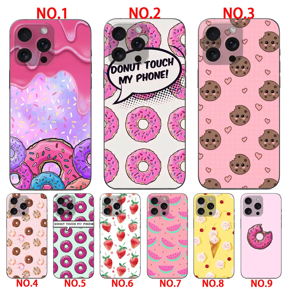 Cartoon food TPU soft case  for iPhone 6 6 Plus 7 8 SE 2020 SE 2022 7 Plus 8 Plus X XS XR