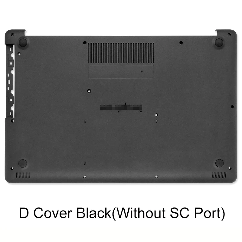 Nueva cubierta trasera/cubierta inferior/bisagras originales para ordenador portátil LCD para Dell Inspiron 17 5770 5775 P35E A D cubierta plateada y negra