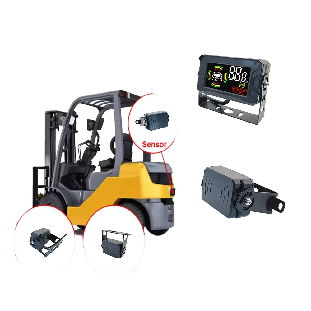 

PWAS Proximity Warning Alarm System Millimeter Wave Radar LS-RD1011 Forklift Car Reversing radar Collision Warning System