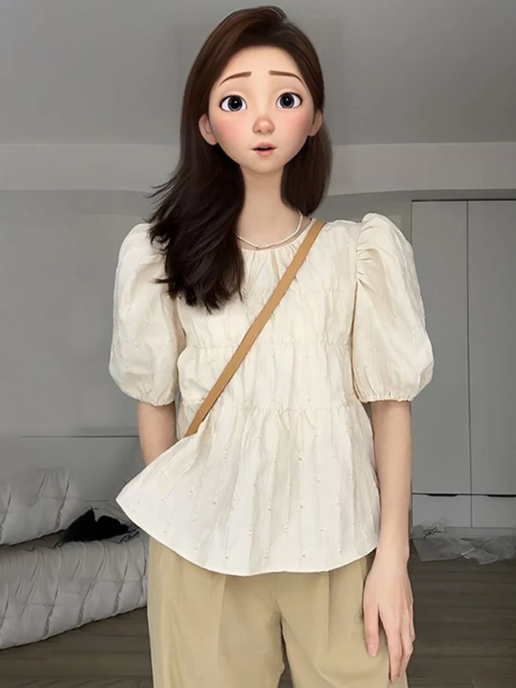 Pantaloni Larghi Casual Kaki da Donna, Nuovi Pantaloni Estivi Sottili e Larghi a Tubo Dritto, Lunghi al Ginocchio, Stile Giapponese, Vita Alta in Cotone