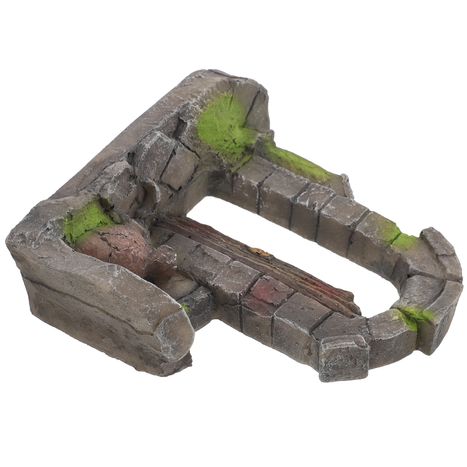 

Resin Craft L scape Underwater Fish Tank Decor Fish Underwater Decor Tank Arch Retro Building Large Pet Supplies
