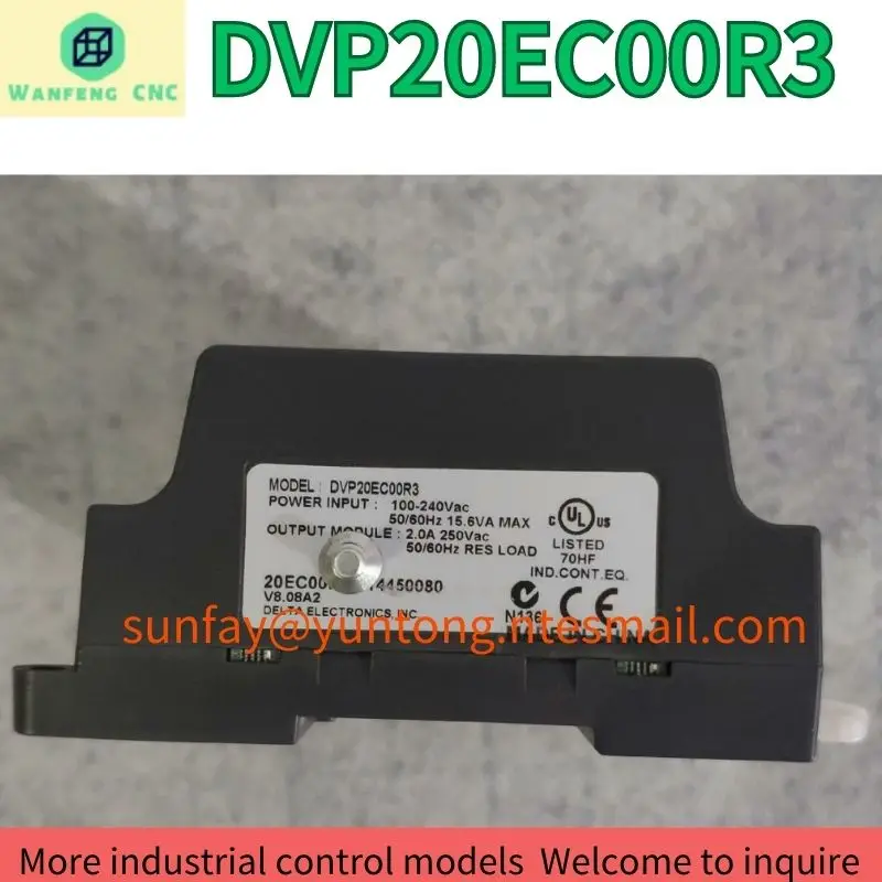 second-hand PLC DVP20EC00R3  test OK Fast Shipping