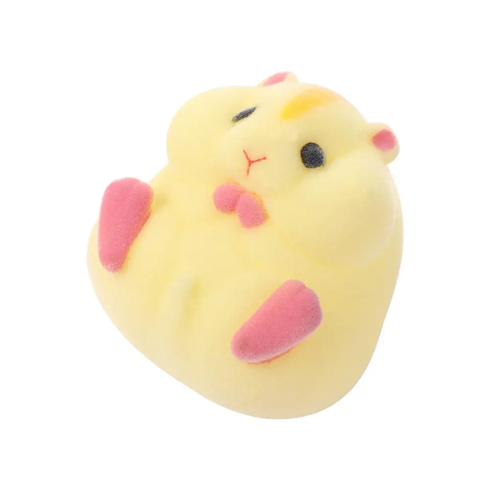 Toys Stress Relief Fatty Milky Flocking Plush Dolls Anime Hamster Gashapon Hamster Capsule Toys Gashapon Toys Capsule Hamster