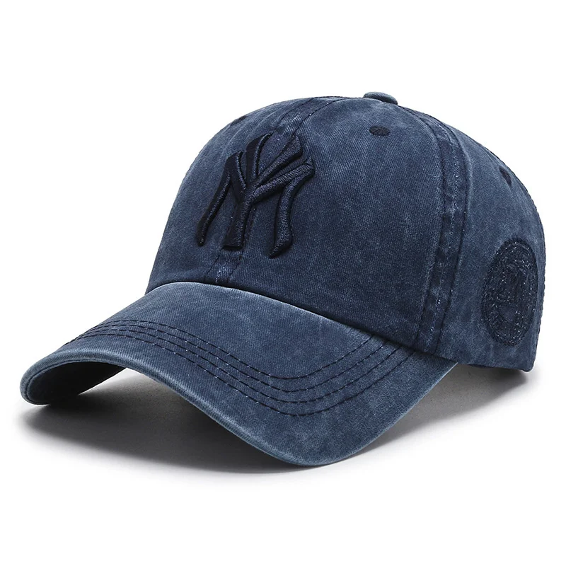 Casquette de Baseball Vintage en Coton Sergé Délavé pour Homme et Femme, Chapeau de Papa Ajustable pour Adolescent