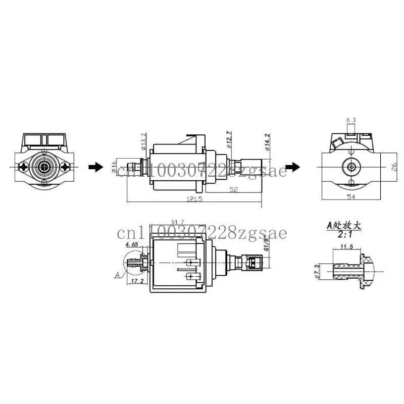 Automatic coffee machine electromagnetic pump, coffee extraction pump, high pressure electromagnetic pump