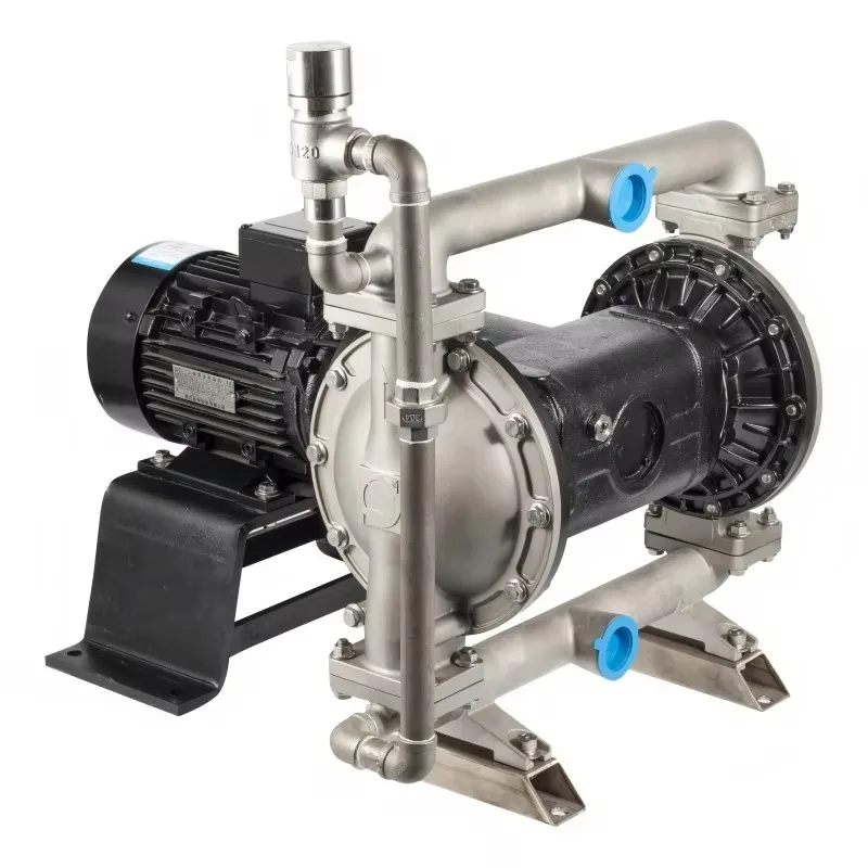 1.5 Inch ATEX Electric Diaphragm Pump, Chemical Resistant Membrane Vacuum Pump for Industrial Fluid Transfer