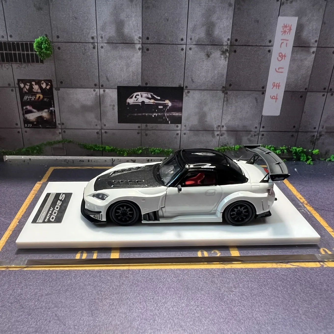ONE MODEL 1:64 S2000 Racing Carl Resin Diecast Car Model