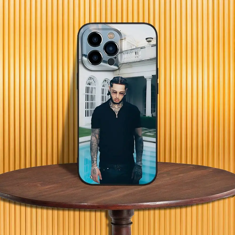 حافظة هاتف Rapper Roa لهاتف iPhone 17,16,15,14,13,12,11,Pro,Max,Plus,X,XS,SE4,E,Mini,Soft Black Case #5