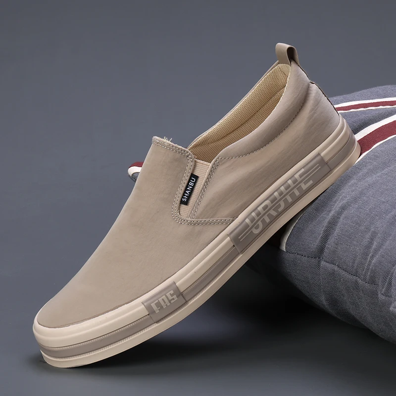 Men's Shoes Low Cut Canvas Shoes 2023 Spring Summer Sports Recreational Shoe Flat Shoes Breathable Men Vulcanized Shoes