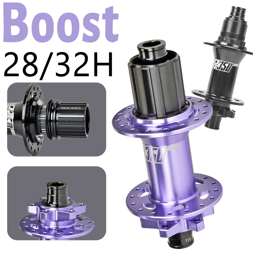 

KOOZER Boost Rear Hub 12x148 15x110 Front Cube Pro 7 28 Holes 32-Hole Mtb Thunder Masses Thru Axle Bicycle Hub Ratchets 40T