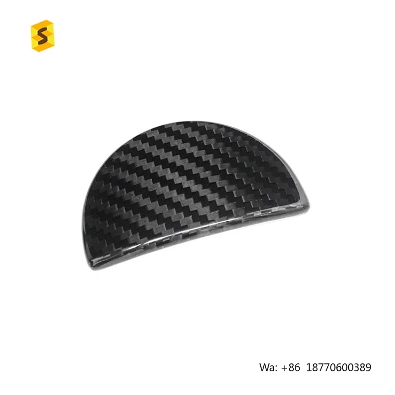 ES Carbon Fiber Co-Drivers Storage Box Cover Innovative Interior Kit for Fiat 500 Models