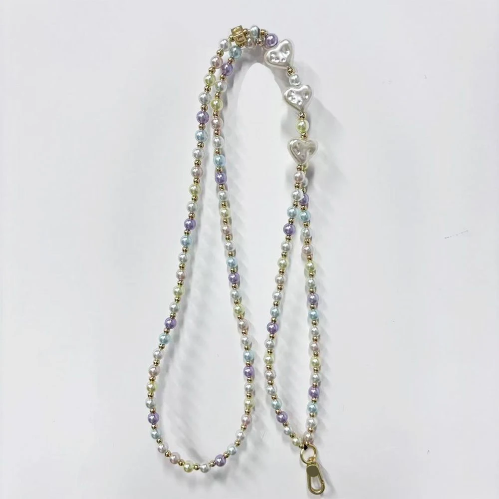 

Star Heart Beads Phone Short Chain Long Chain Mobile Phone Straps for IPhone Lanyard Bracelet for Samsung Galaxy