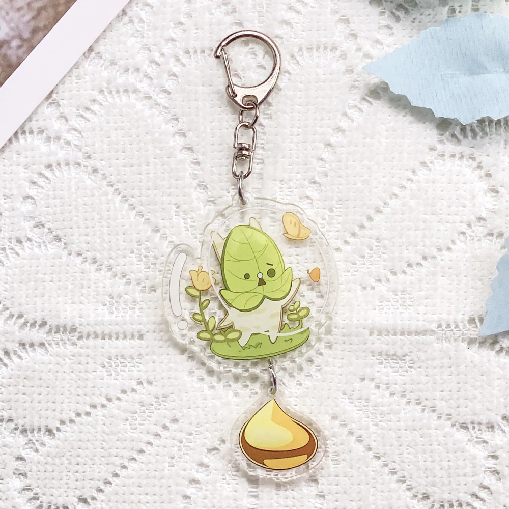1/6Pcs Game Legend of Zelda Car Keychain Acrylic Keyrings Bag Charms Cute Backpack Pendant Funny Prop Decoration Friends Gifts
