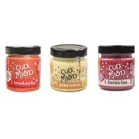 Bartnik Miracle Honey Mix 3 Flavored Honey 250 g x 3 Pieces