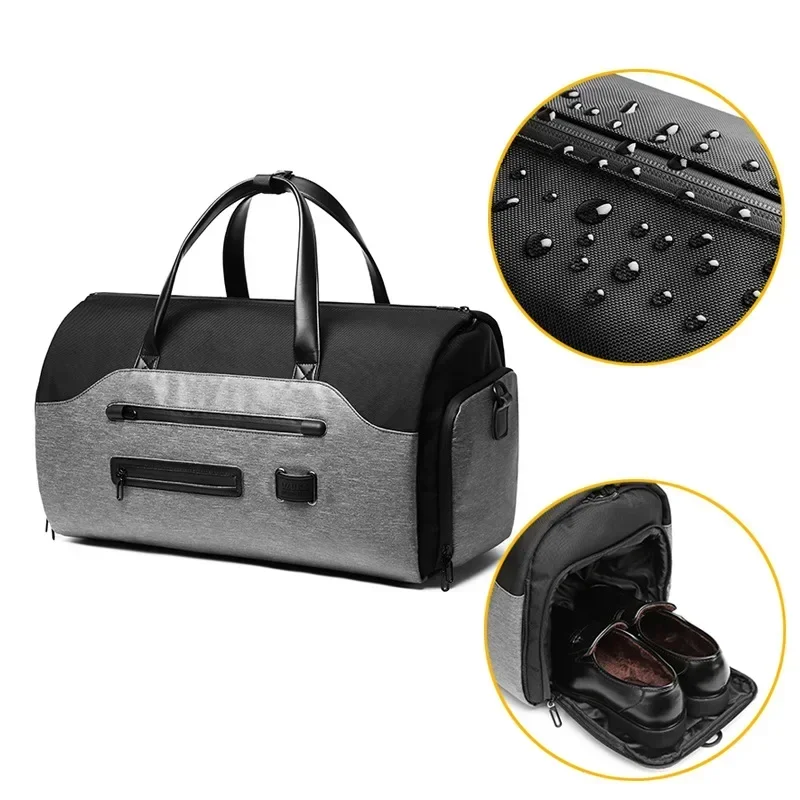 High-grade Suit Bag Travel Storage Bag with Shoe Compartment Luggage Handbag Backpack Suit Case Waterproof Travel Organizer