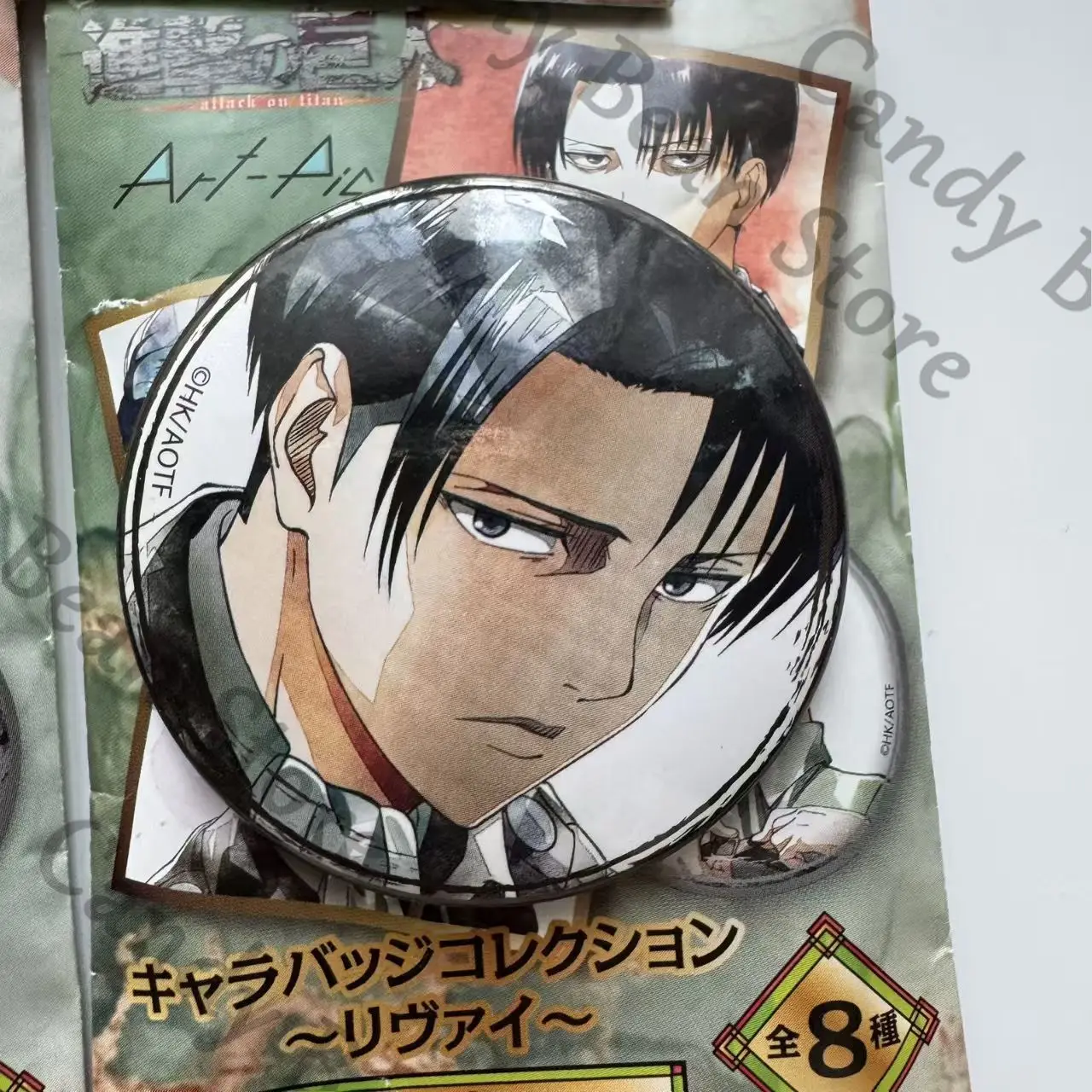 本物のアニメ進撃の巨人リヴァイ・アッカーマンコスプレブリキバッジエンブレム漫画ブローチブレストピンペンダント装飾クリスマスギフト