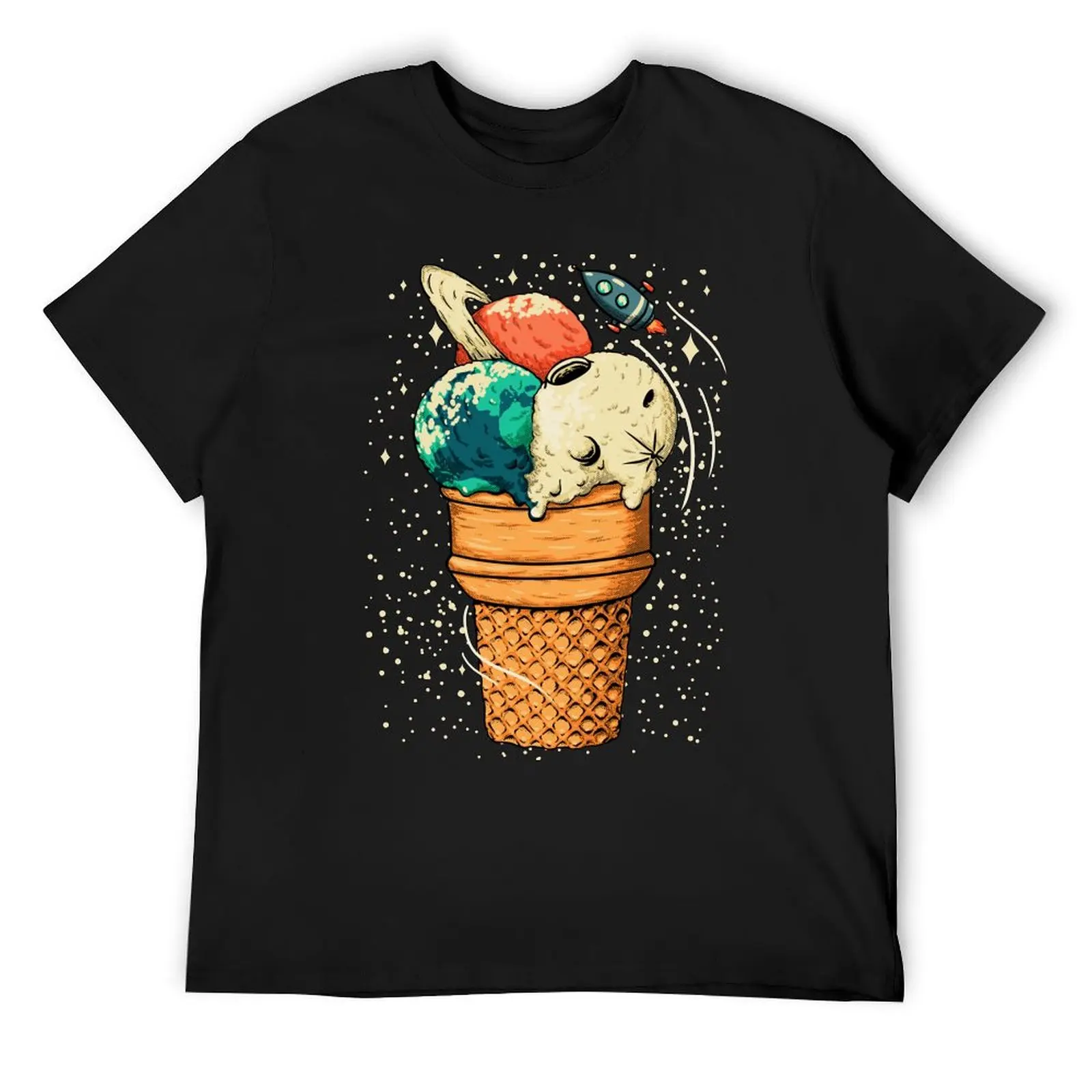 

nt Mint Chocolate Chip Earth, Melon, Cantaloupe, Muskmelon Saturn, 3 scoop, Cute Original Art, Cool, Holiday Summer 2020 T-Shirt