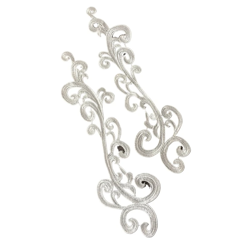 Abito da sposa Beige con fiore a specchio solubile in acqua, abbigliamento fai da te fatto a mano per abiti da sposa e fasce, stile europeo