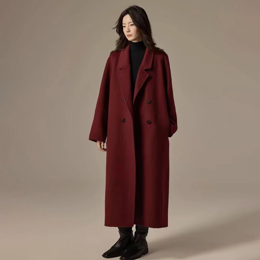 Long Woolen Coat Women's Suit Blazer Women Long Jacket Dress for Wedding Cocktail Prom Party Outfits Customize