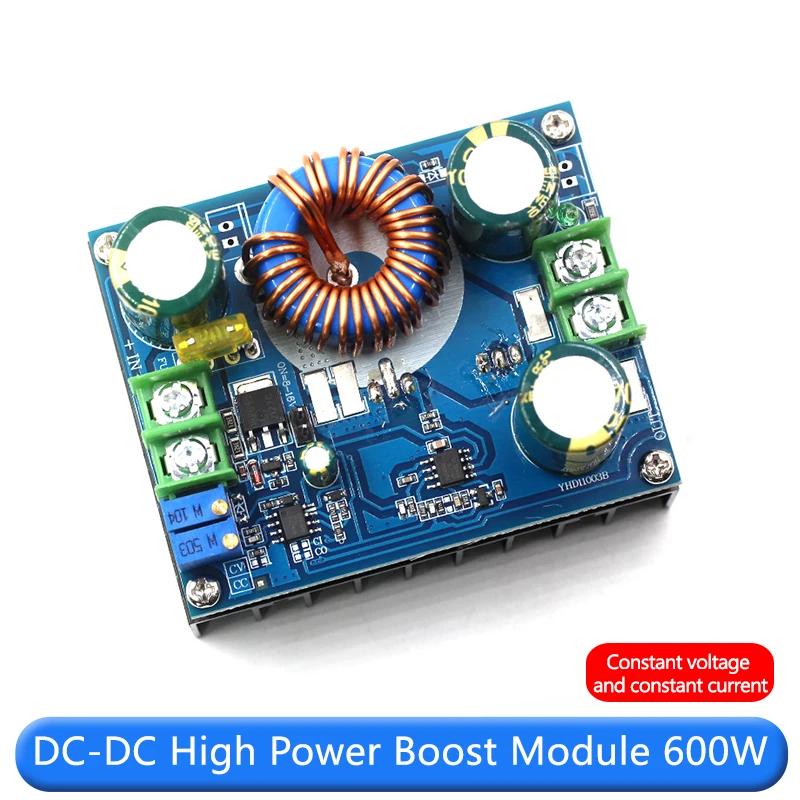 DC-DC high power boost module 600W constant voltage constant current vehicle voltage stabilization solar charging 12-80V