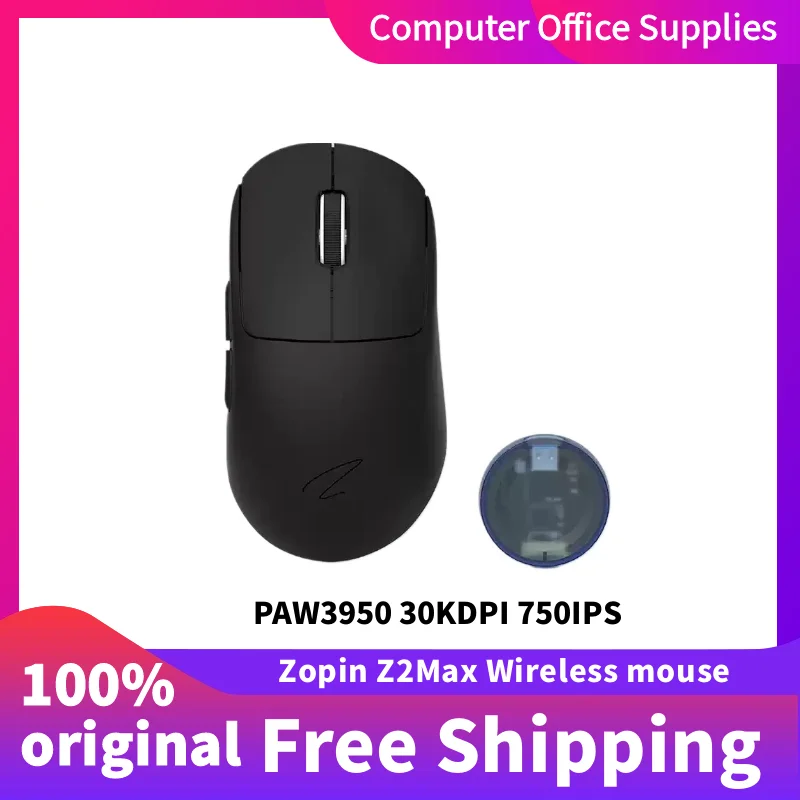 

Zaopin Z2 Max 8kHz Wireless Compact Mouse PAW3950 30K DPI Detachable Clicker Low-Latency Gaming Mouse PC Gamers Accessories