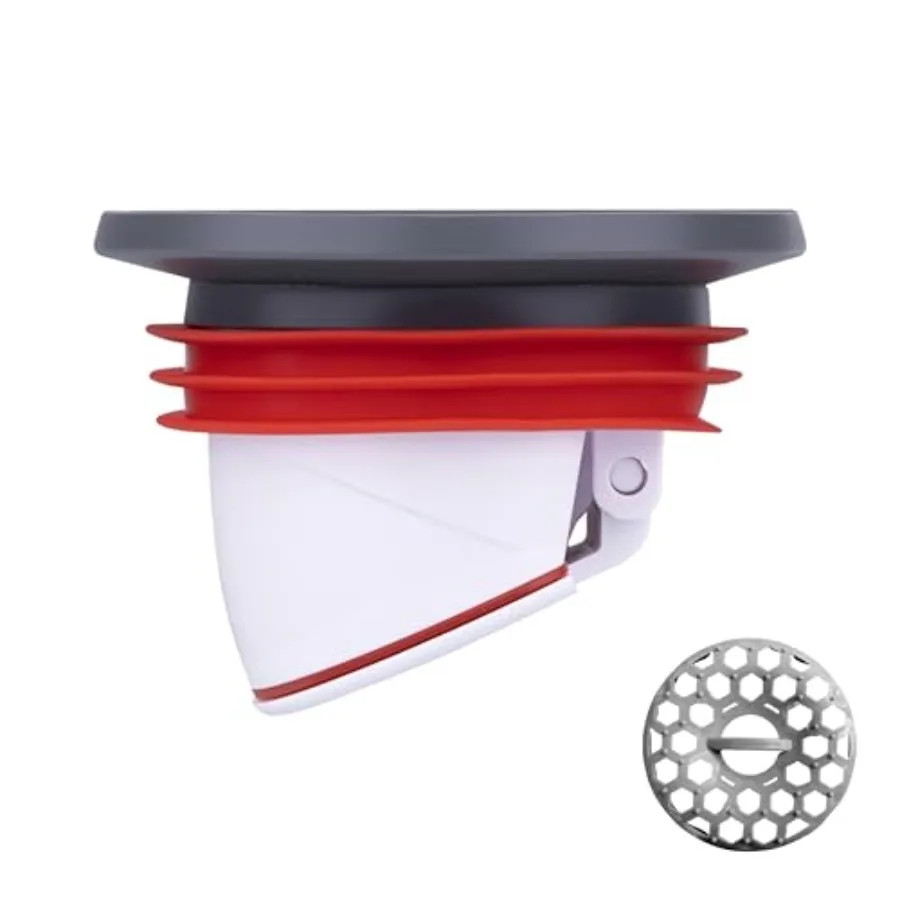 2 Inch Shower and Floor Drain Seal - Magnetic Backflow Preventer Core with Hair Catcher - Automatic Anti-Odor Check Valve for B