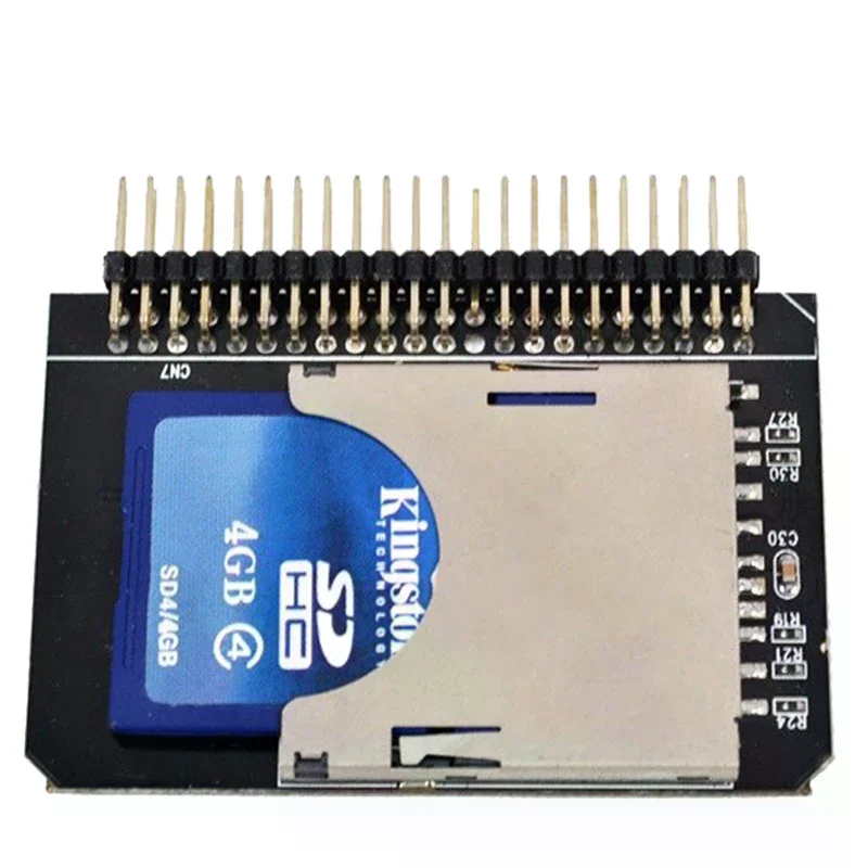 Adaptador IDE 2.5" 44 Pinos HC//MMC para IDE 2.5 polegadas 44 pinos, Placa Conversora Masculina para Laptop e PC