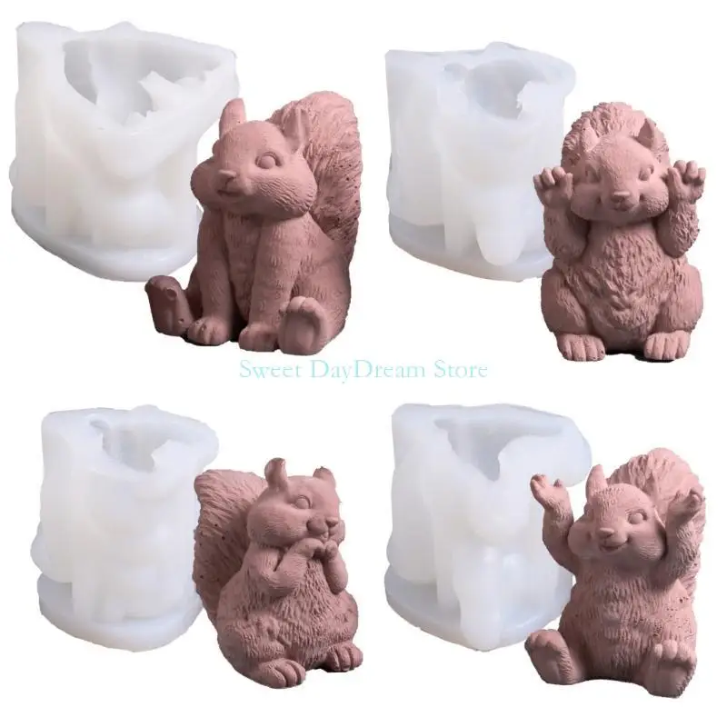 

Y88C Creative Mouse Elastomer Cast For Soap Rosin Chocolate Crafts Decorative Gift Making