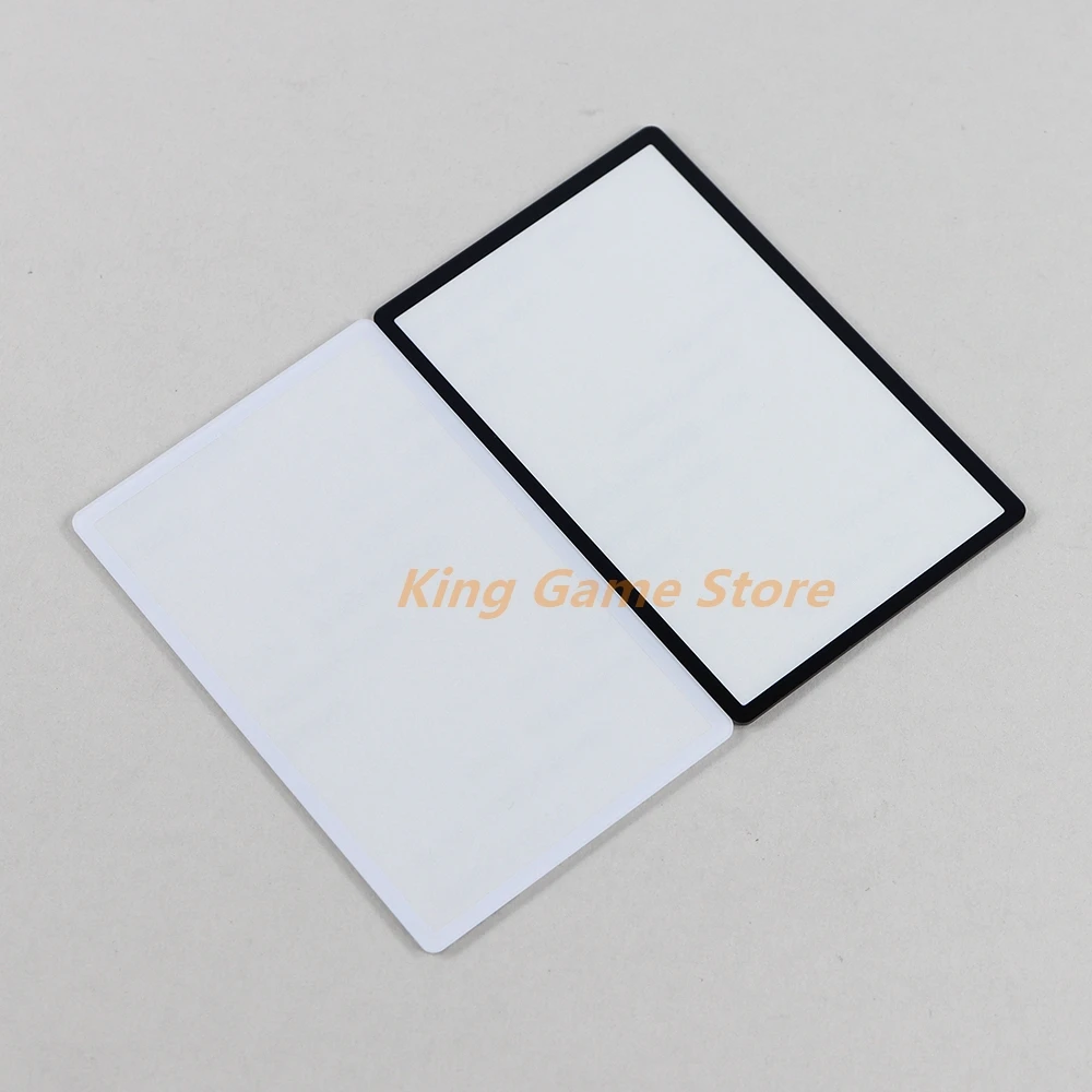 1 Máy Tính Thay Thế Cho 2DS Mặt Trên Gương Ngoài Ống Kính Trên Màn Hình LCD Màn Hình Mặt Trước Nhựa Đen Trắng Dành Cho Máy Nintendo 2DS Tay Cầm