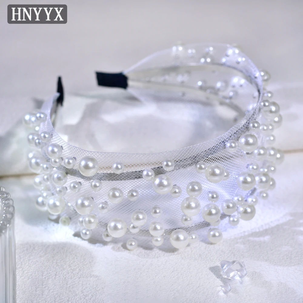 YouLaPan الزفاف لؤلؤ الزفاف عقال اليدوية رائعة السيدات مأدبة الرقص حفلة كل يوم أنيقة إكسسوارات الشعر YXA296 #3