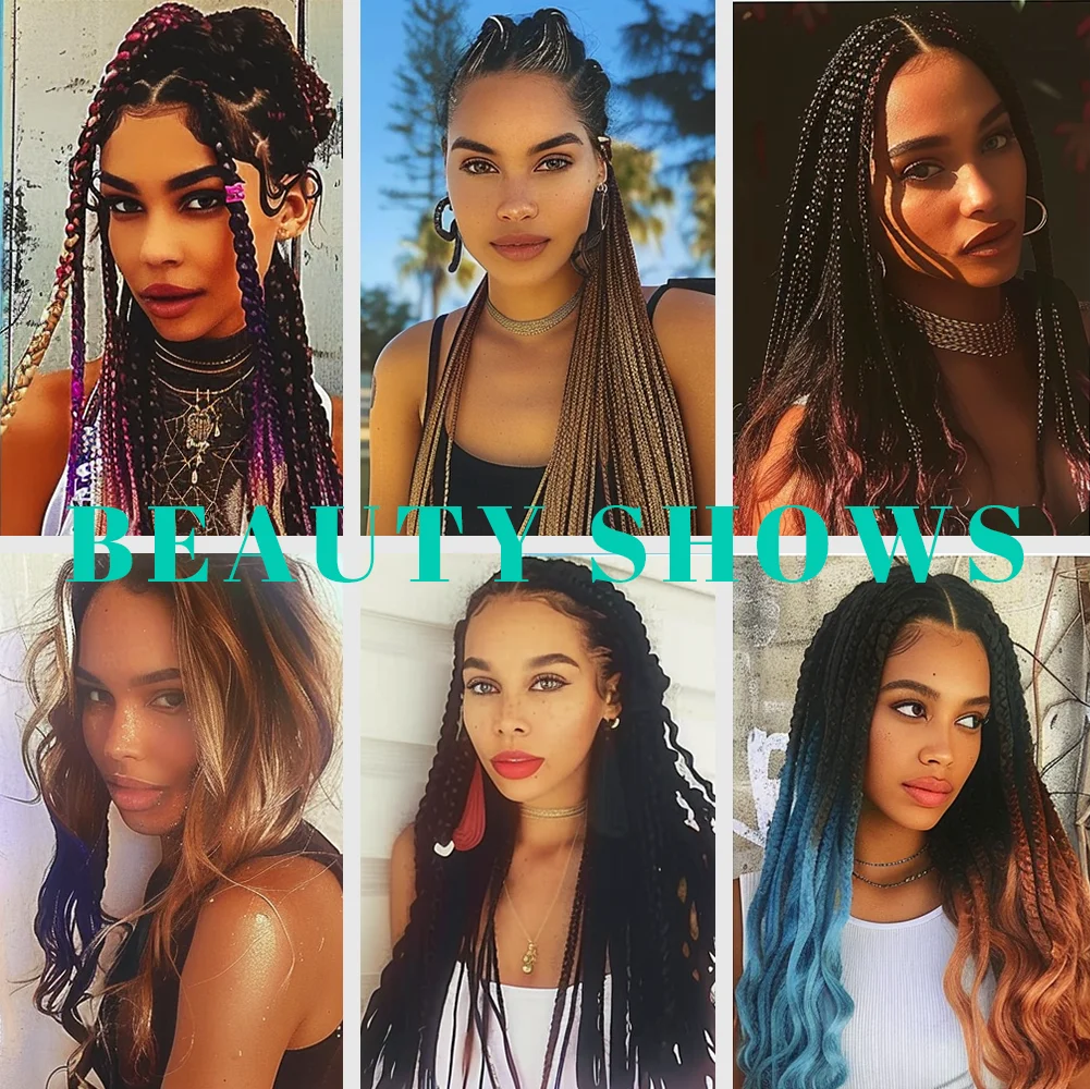 Easy Crochet Braids Ombre Hair Pre stretched Ombre Synthetic Braids Extensions Senegal Twist Yaki Straight Crochet Women 26 Inch