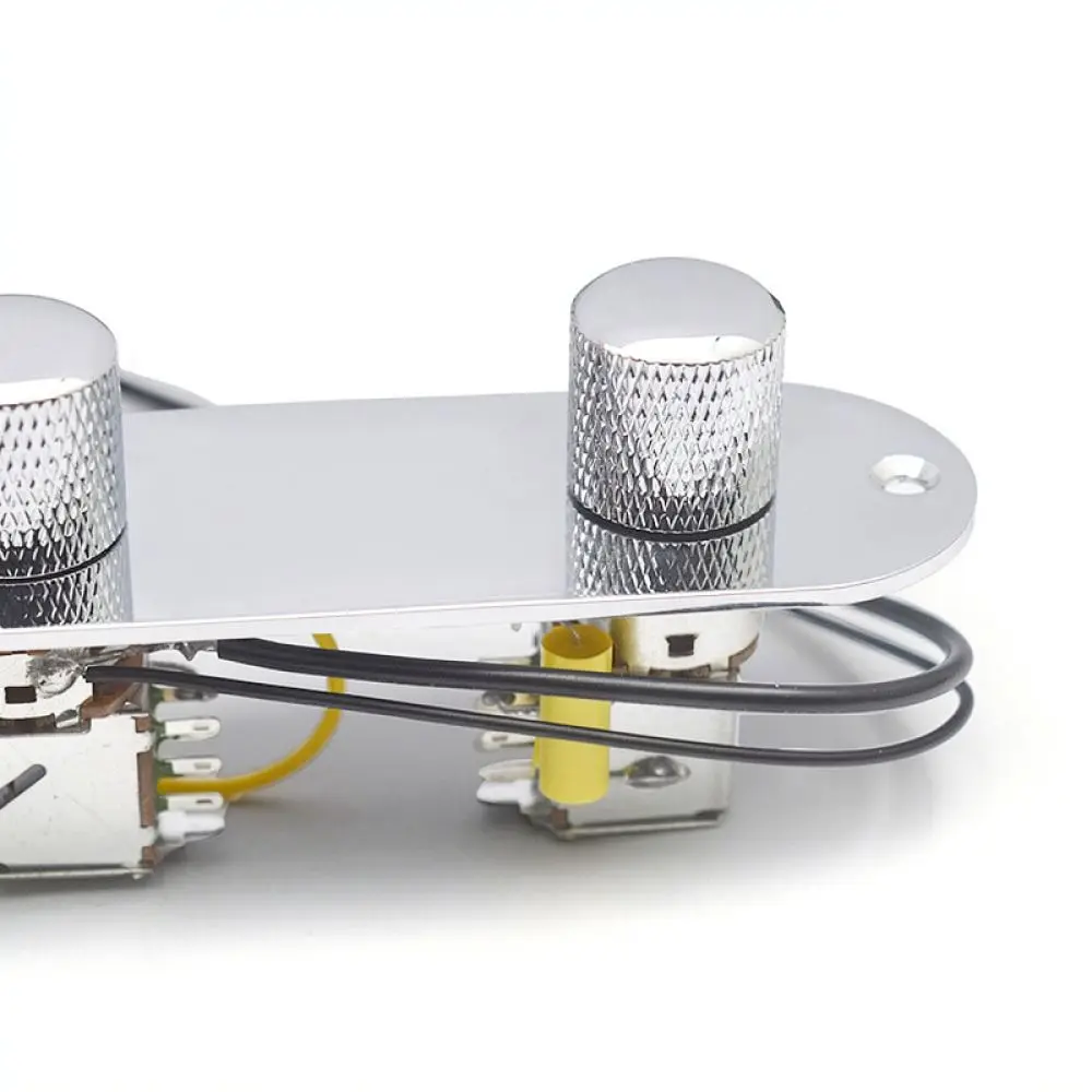 Prewired Control Plate For TL Guitar 250K Potentiometer Push Pull Wiring Harness Circuit Replacement Electric Guitar Part