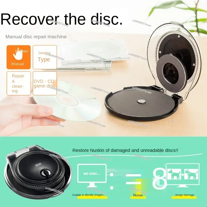 CD/DVD Disc Repair and Data Recovery Kit (including Cleaning Solution, Repair Tool and Cleaner)