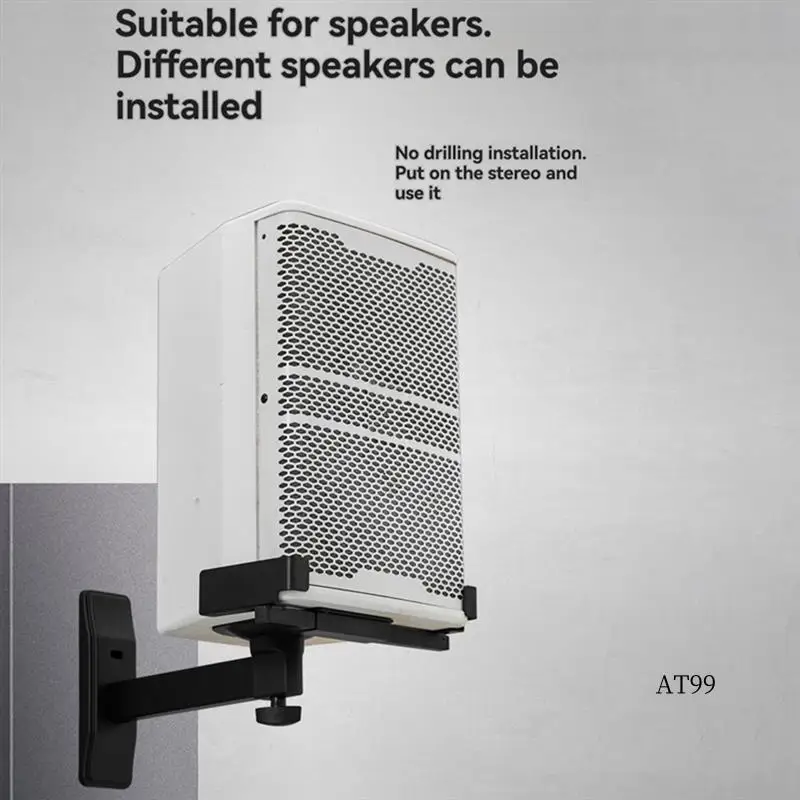 

TA-Sound Speaker Wall Mount Speaker Wall Mount Adjustable Angle Surrounding Mount Short Model