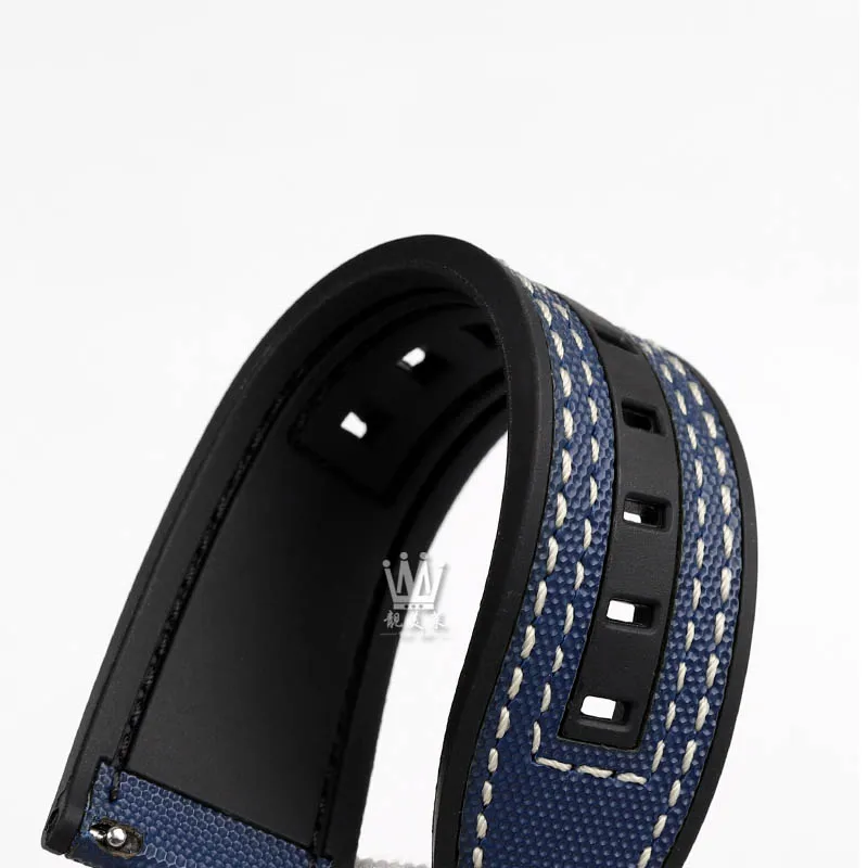 Aangepast Aan De Tissot T125 Speed Seagull Ocean Star Serie Hoge Kwaliteit Nylon Patroon Rubber Horlogeband 22Mm