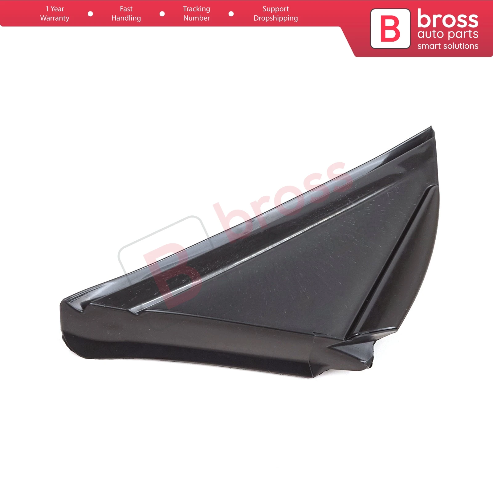 BSP1131-2 RIGHT Side Wing Exterior Mirror Triangle Fender Corner Trim Plastic Cover for Renault Megane MK4 2016-On 638744983R