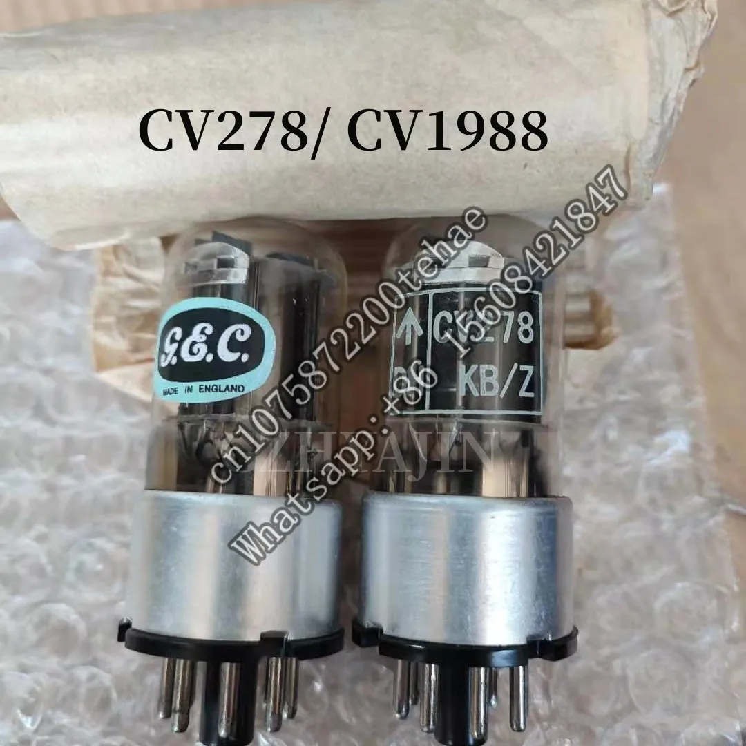 The new GEC British CV278 CV1988 electronic tube replaces 6SN7GT 6H8C 5962 ECC33 black screen, and provides pairing.