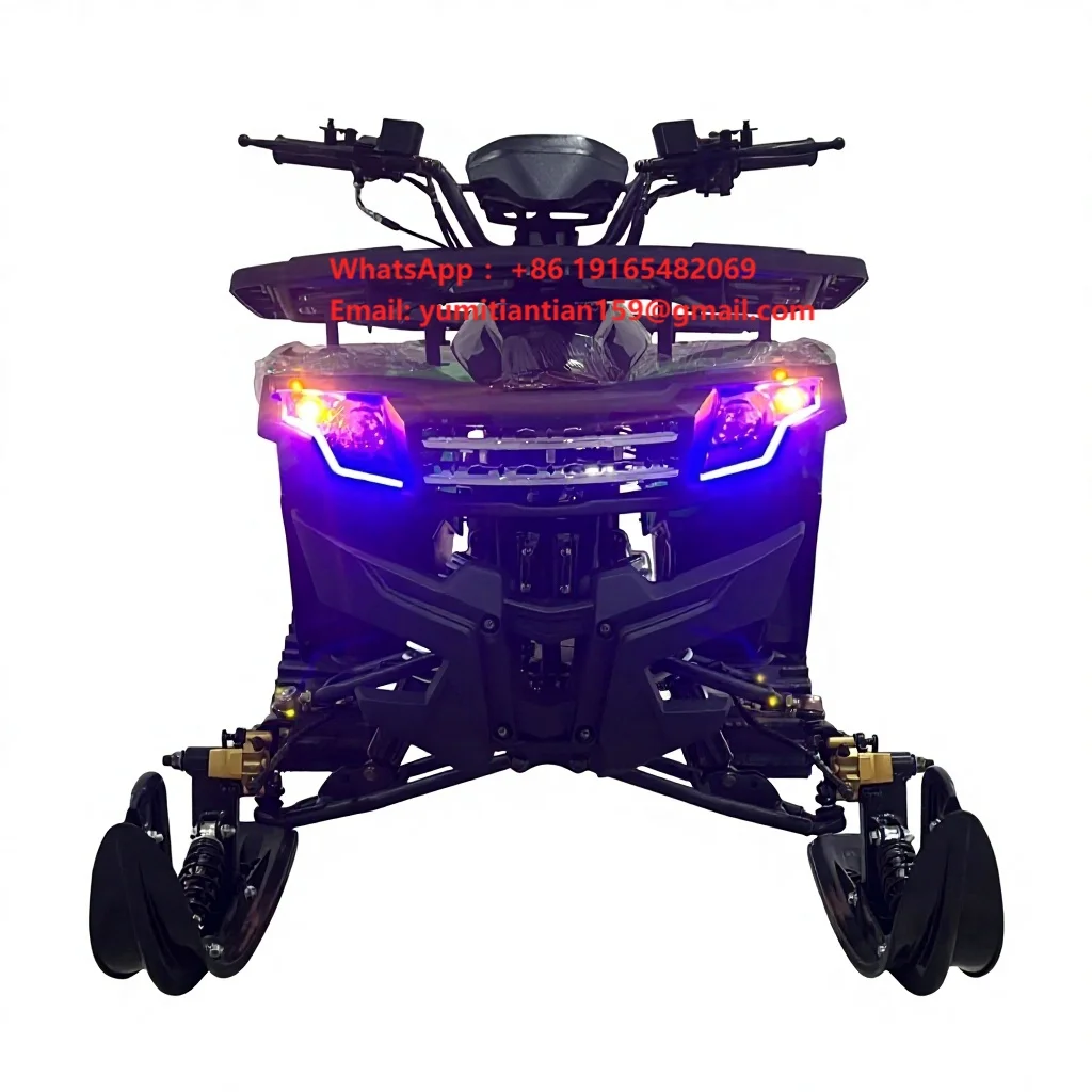 ATV Snowmobile 125cc Shaft Drive Equipped Differential Lock for Teens & Adults Off-Road Mountain Use