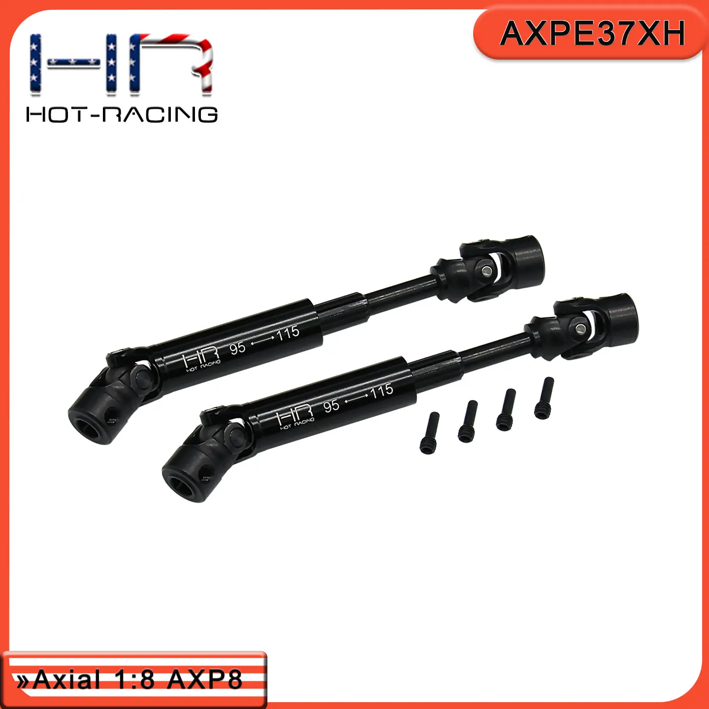 

HR Axial 1:8 AXP8 Средний приводной вал моделирования армированной стали