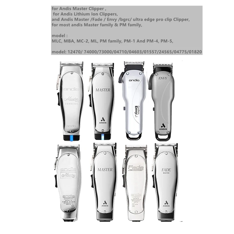 Clipper Guards Guide Comb Set for Andis Master Hair Clippers Master Family & PM Family, Model # MLC, MBA, MC-2, ML, PM Family...