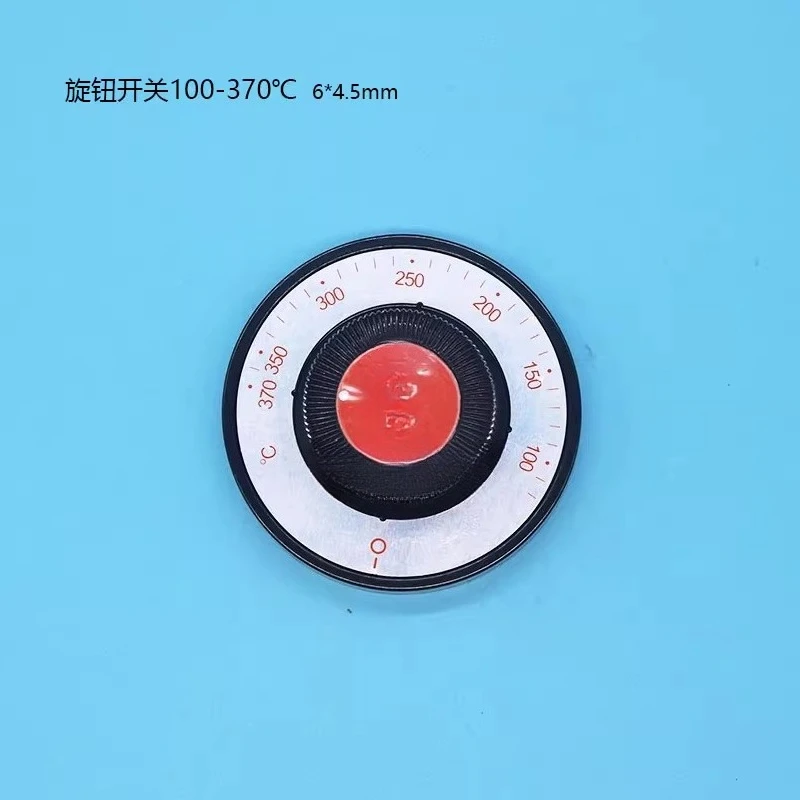 

100-370 ℃ Регулятор температуры духовки для гриля в западном стиле, переключатель ручки клапана регулирования температуры